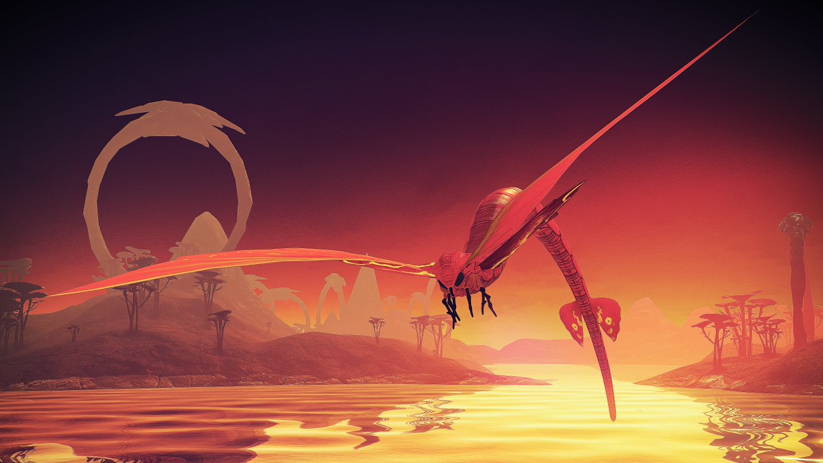 Tried to get back to No Man's Sky's Roger Dean inspired roots. 🦋
<a href="/NoMansSky/">Sean Murray</a> #NoMansSky <a href="/hellogames/">Hello Games</a> #ノーマンズスカイ #RogerDean