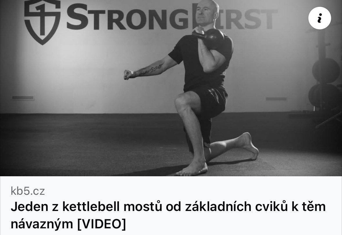 Vynikající #kettlebell cvik, který přemostí get-up a všechny tlaky silou. Nenápadně vás též naučí různé formy racku pro různé varianty silových tlaků - viz video (plus odhalení jedné velké novinky!) > kb5.cz/2026/01/jeden-…

 #kb5 #kettlebellcps <a href="/pavelmacek/">Pavel Macek</a>