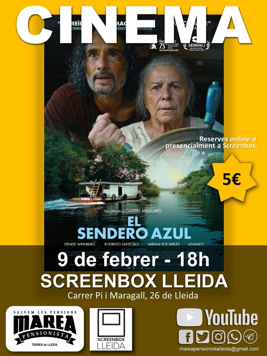 Què faríeu si us obliguessin a traslladar-vos a una colònia aïllada per a jubilats, per “deixar espai” als joves?

Acataríeu… o us rebel·laríeu?

🎬 Torna el cinema de la Marea Pensionista de #Lleida.

🎟️ Entrades a <a href="/Screenboxlleida/">Screenbox Lleida</a>