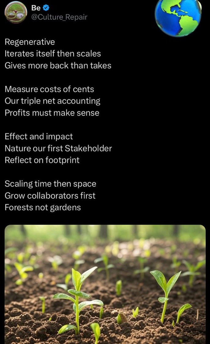 <a href="/permapastures/">Perma Pastures Farm</a> <a href="/YouTube/">YouTube</a> Regenerative graziers
The way nature intended
Domestication

Our Anthropocene
Holding answers from our pasts
Nature our future

Working with all life
Patterns of resilience grow
Steward legacy

Generations come
Tree Changer trees left to rot
Now soil for futures