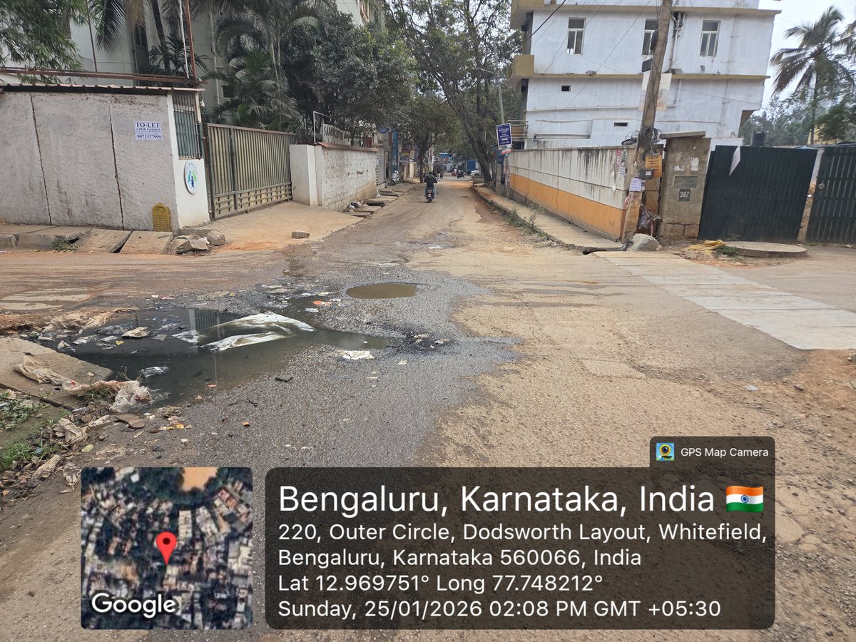 arvind_wtf's tweet photo. This is the situation of the good ol' Whitefield. Sewage is flowing in  rainwater drains. Stench is unbearable and the drain is blocked for 100m in both the directions as well. We have been complaining for 5 weeks.  @GBA_office @ICCCBengaluru @ChristinMP_ @BangaloreMirror https://t.co/297XISCJC1