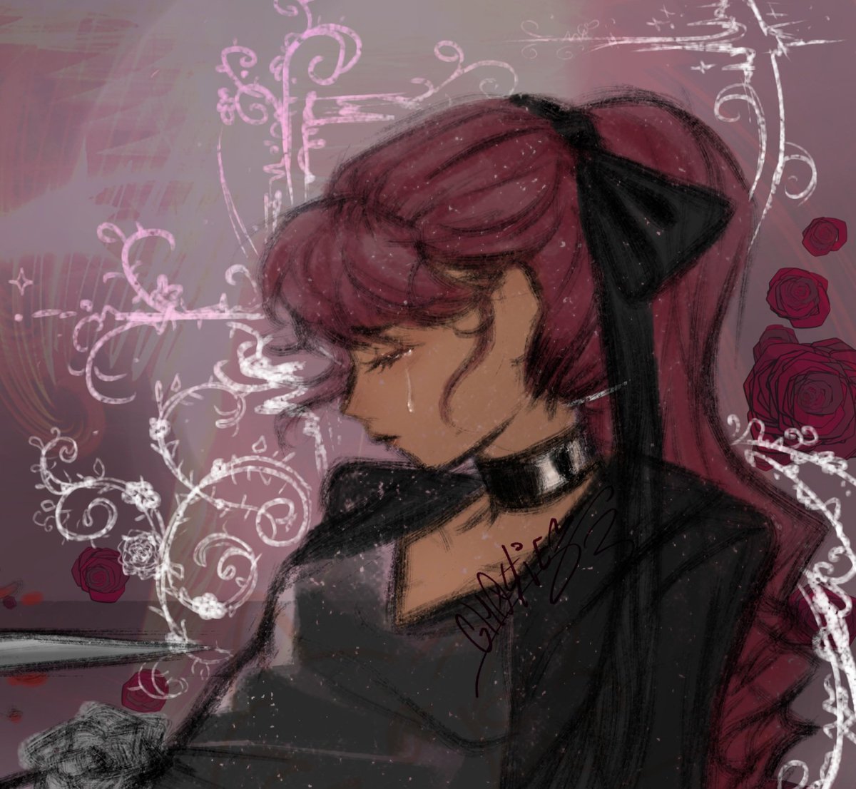 sn0w_ghost's tweet image. dunno what this was originally but here ya go 🥹
#persona5royal #fanart