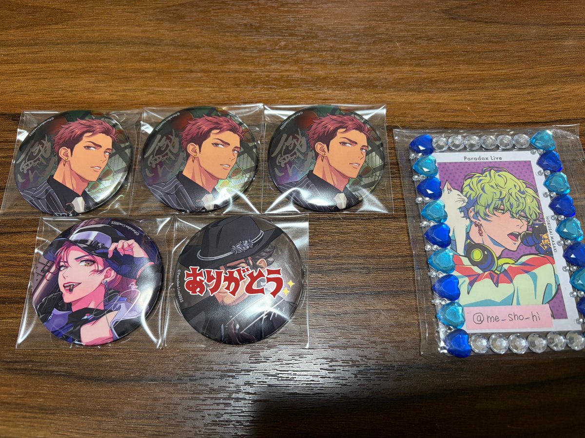 paradox live パラライ  show 缶バッジ リュウ アニメタイムズSTORE】