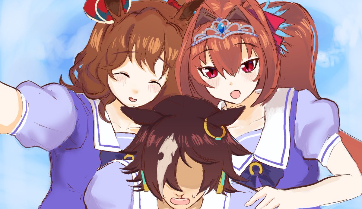 君と彼女と彼女の恋。#ウマ娘 #umamusume