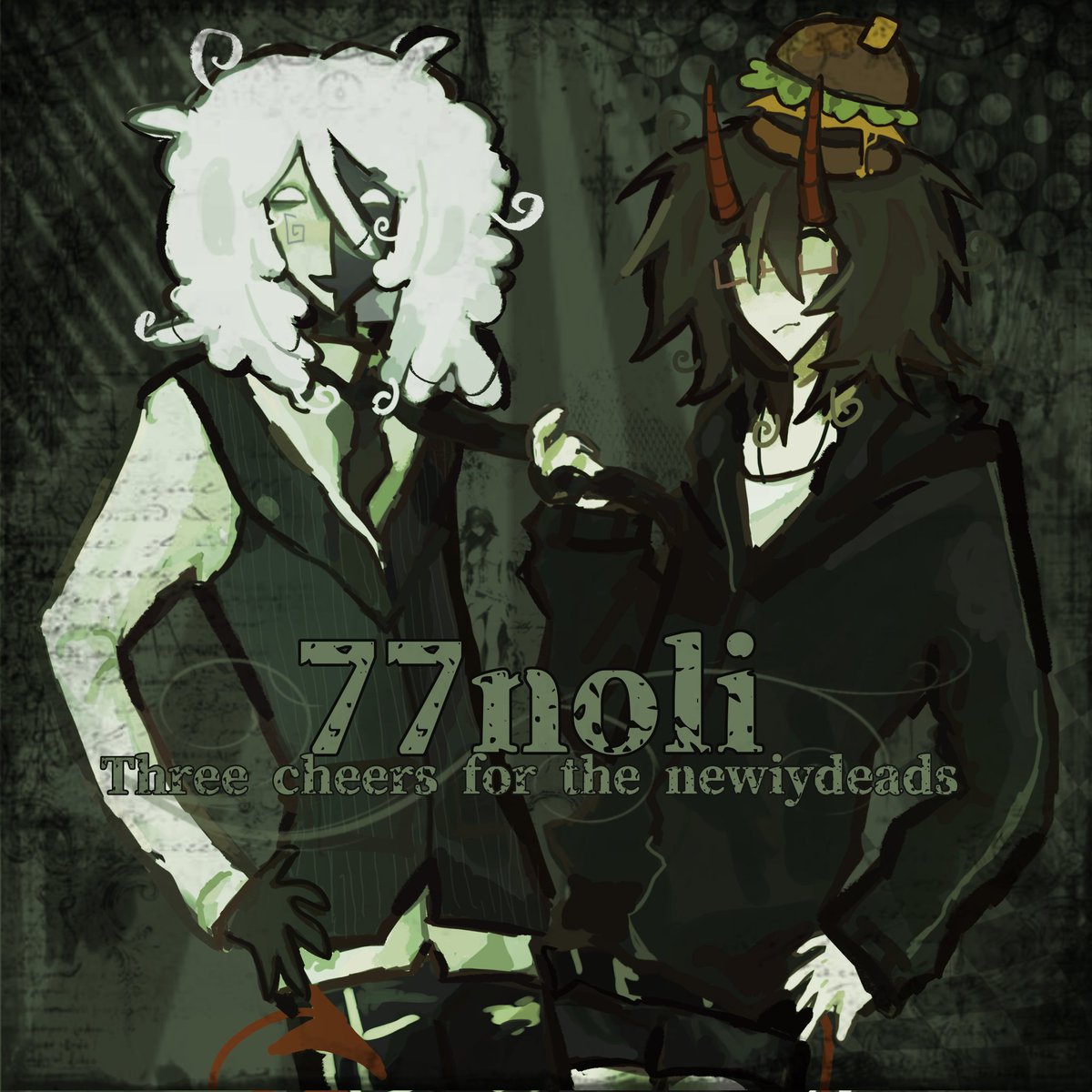 huyasya56's tweet image. a reference to the cover of Ashbury Heights #77noli #voidburger