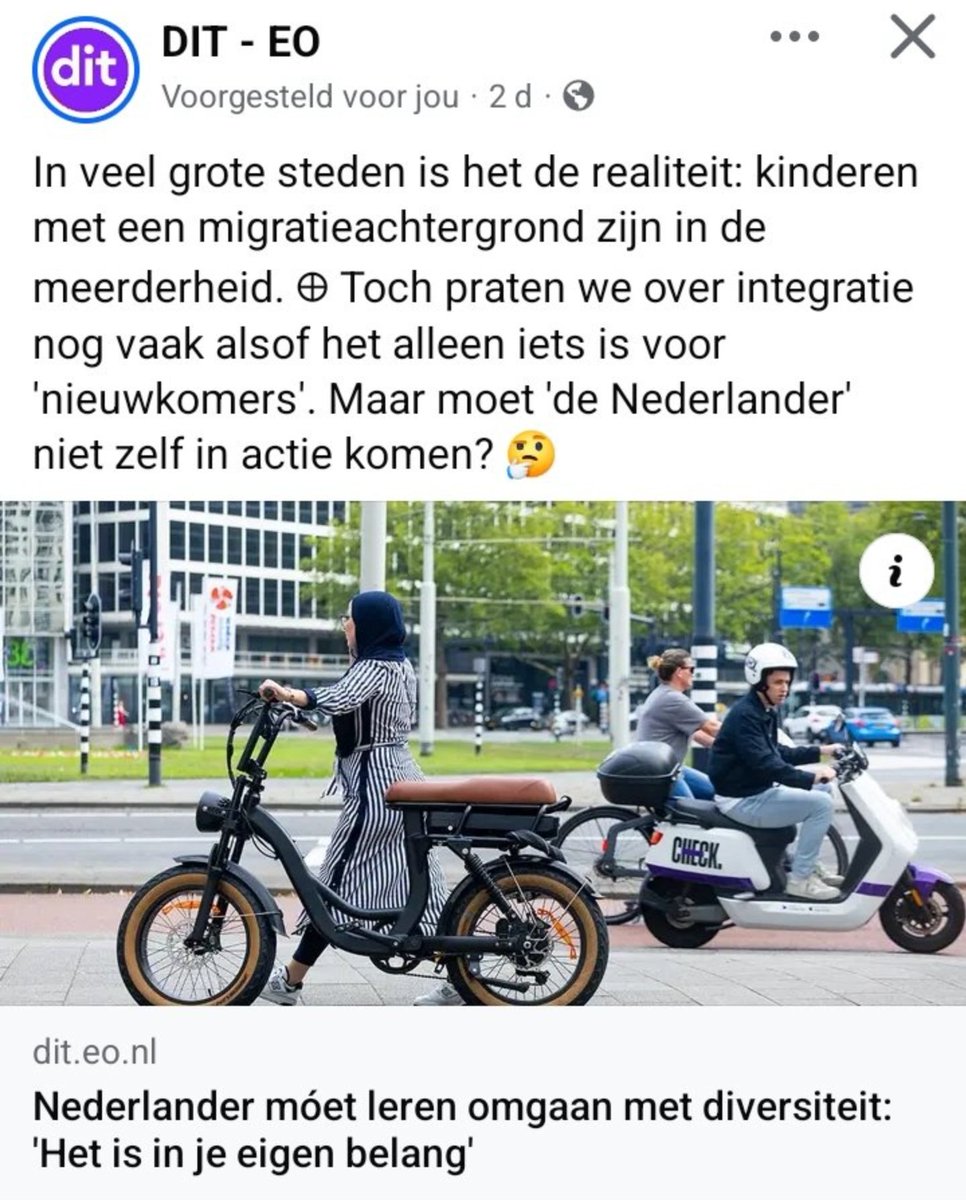 Nee. Oprotten met je onzin. Integratie is een taak van de nieuwkomer, niet van de oorspronkelijke bewoners.