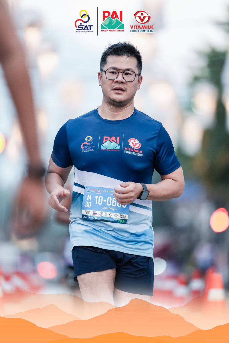 กลับบ้านที่อำเภอปาย
ก็วิ่งขึ้นดอยซักหน่อย 
พักกก 3 ดอย ขาตึงละ