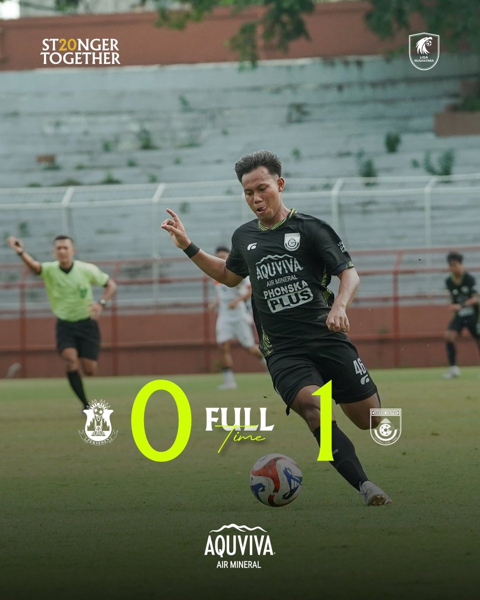 FT : Perseden Denpasar 0-1 Gresik United 

77' Sayfullah Kader 

Menutup musim ini dengan poin +3. Meskipun belum mampu membawa Gresik United melaju ke 8 besar.

#ST20NGERTOGETHER #LigaNusantara #Matchday15 #GresikUnitedDay