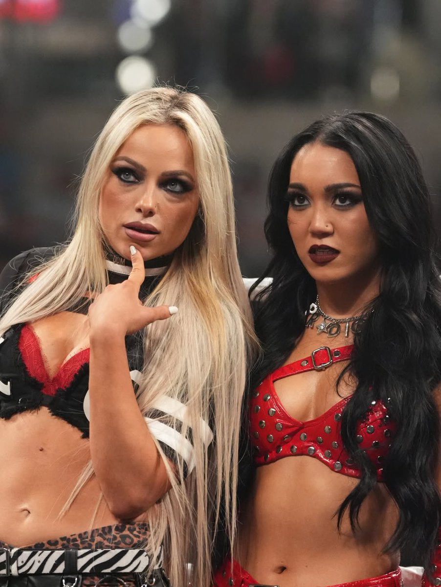 WWP245's tweet image. Liv Morgan &amp;amp; Roxanne Perez