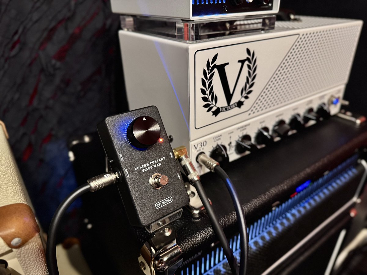 今日はアンプ直で楽しみました HTJ-WORKS CUSTOM CONVERT FIXED WAH
