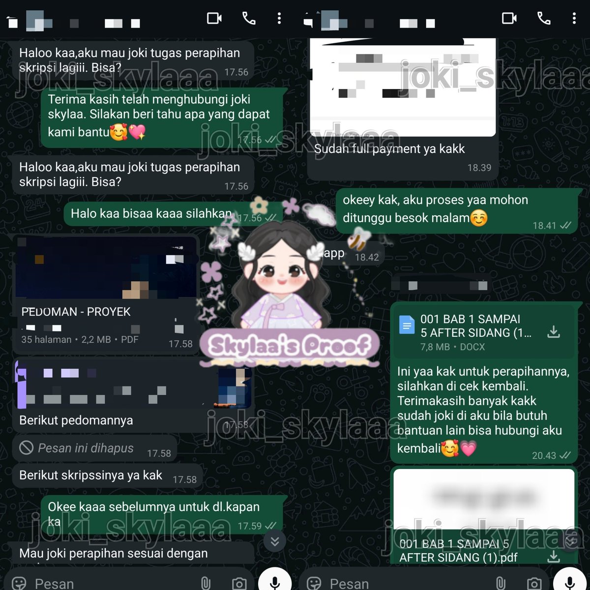 skylaa joki turnitin 《mendeley, parafrase etc ♡》 tweet media