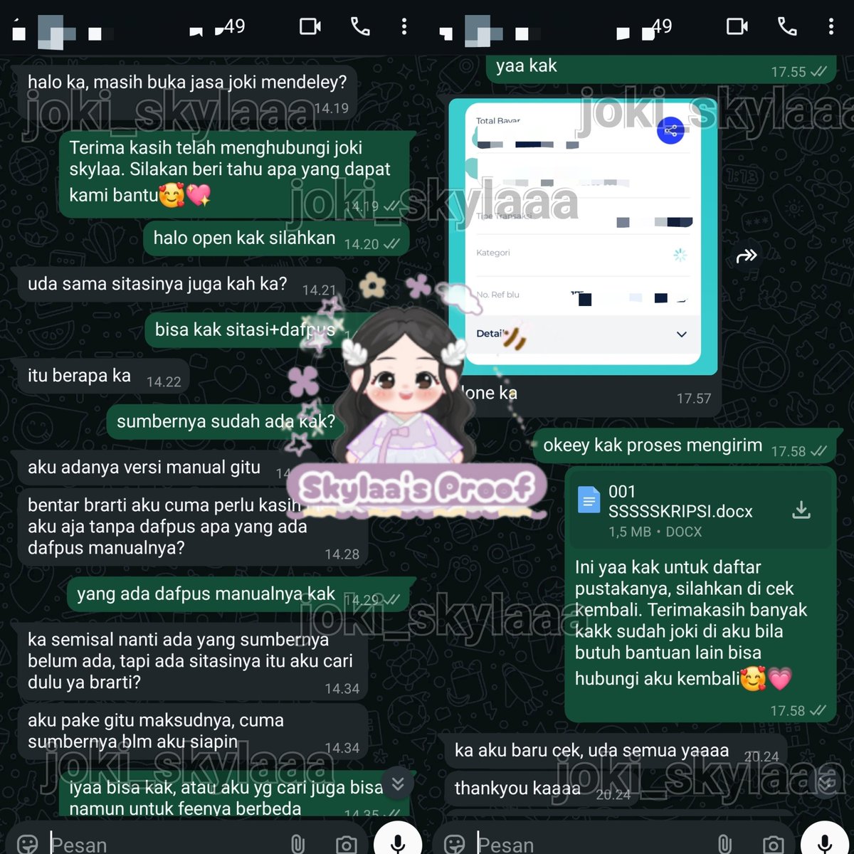 skylaa joki turnitin 《mendeley, parafrase etc ♡》 tweet media
