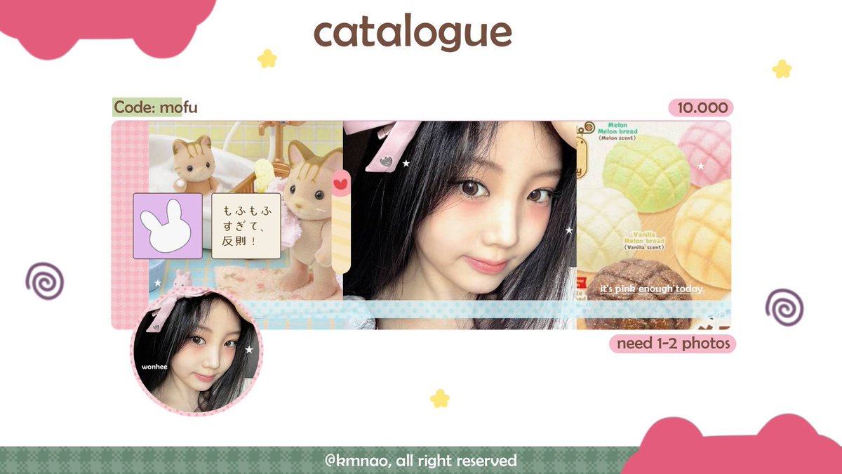 any interaction will be appreciated! thank you

halo mentemen! kenalan yuk sama set up dan tiga anak baru ku ini :3 semisal ada kesamaan dengan ba lain, bisa tolong kabari aku di dm atau tele. layout dibawah juga ada yang ufs!

#zonauang