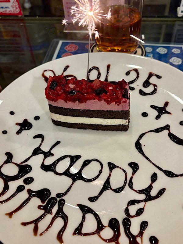 _nrin's tweet image. 誕生月なのでケーキとワイドチェキ🎂 今年もありがとう(*´ω｀*) アリス衣装好きなので尚更嬉しかった(∩ˊᵕˋ∩)