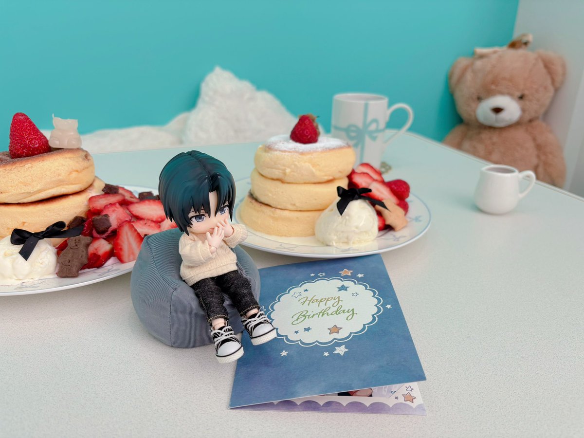muuuko_tawashi's tweet photo. 改めておめでとう🎂💙大好きです
#和泉一織誕生祭2026 
#和泉一織生誕祭2026 https://t.co/Mf0zuEpn5Q