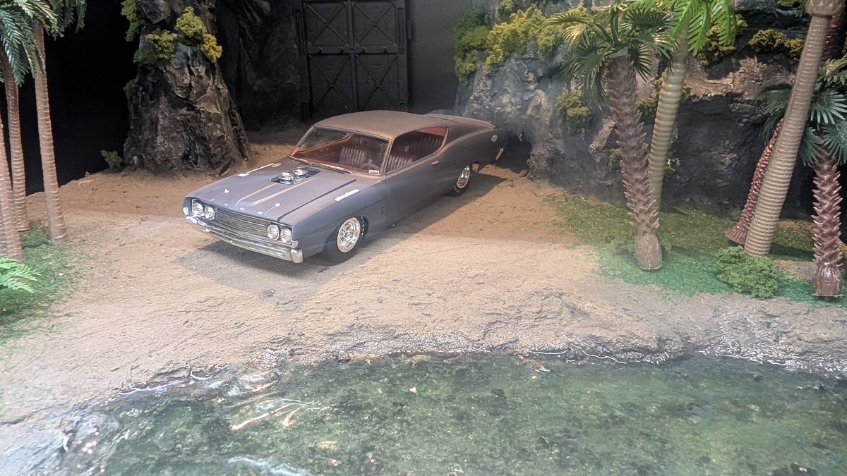 ppw_ntro_pplz's tweet image. AMT製 1/25 1969 Ford Torino Cobra Fastback Custom
#アメリカンカープラモ #AMT #ホビコレ写真館