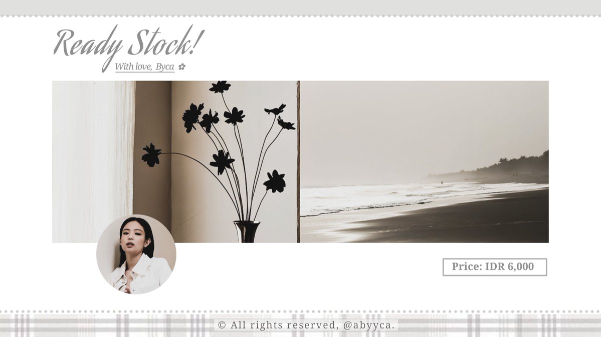 abyyca's tweet image. help repost, please? thank you! 

layout ready stock: jennie ♥︎ price on pict, get ava jpng. dm me if you're interested!

#zonauang #zonaba