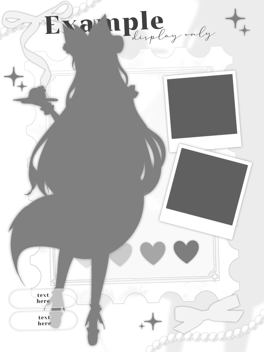 deathlxght's tweet image. 🎀 5K Follower Special
This template is now available for FREE on my VGen shop as a 5K follower special!! (＾∇＾)🫶

You can use it to add your characters for display. Feel free to leave a comment with your results, I’d love to see them!

Link and more info below ↓