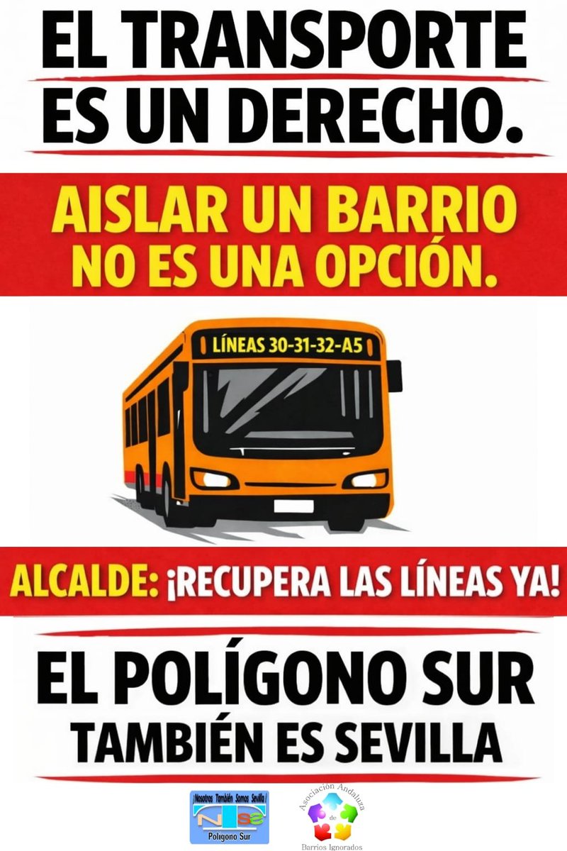 <a href="/RadioSevilla/">Radio Sevilla</a> @canalsursevillA <a href="/PTV_Sevilla/">PTV Sevilla</a>
<a href="/diariosevilla/">Diario de Sevilla</a> @elCorreoWeb <a href="/eldiarioAnd/">elDiarioAnd</a>
<a href="/EPAndalucia/">Europa Press</a> <a href="/confidencialand/">Confidencial Andaluz</a> <a href="/elconfidencial/">El Confidencial</a>
@juanluispavon <a href="/Sararoab/">Sara Rojas</a> <a href="/EPSevilla/">Europa Press Sevilla</a> <a href="/adirecto/">Andalucía Directo ❎</a> <a href="/Pepe_Fdez/">Pepe Fernández</a> <a href="/FP_Monguio/">Fernando P. Monguió</a> <a href="/2imori/">Isabel Morillo</a> <a href="/juanlusanchez/">Juanlu Sánchez</a>