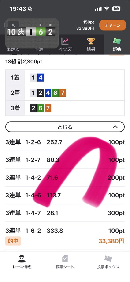 事故車券…#四日市競輪 #10R