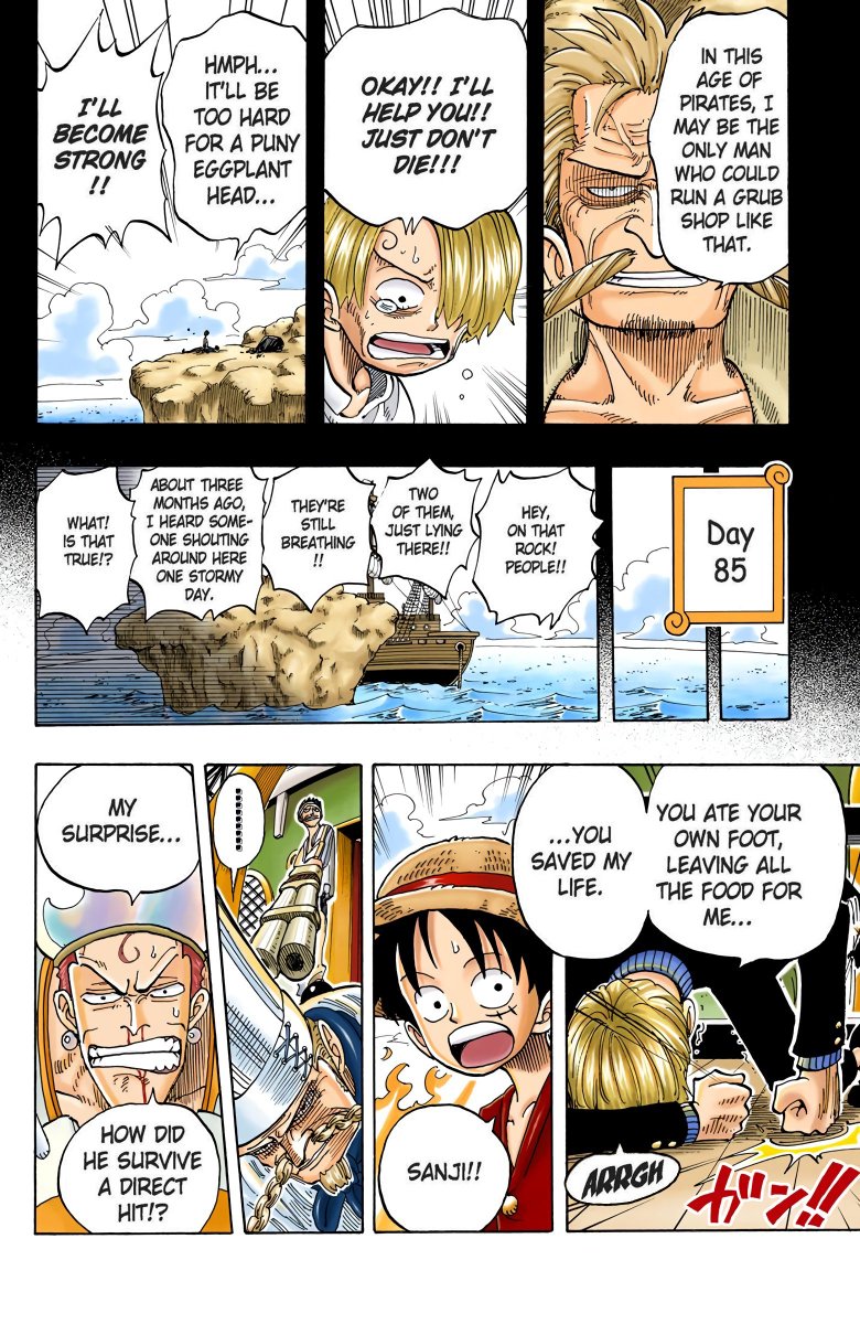 There isn't a single Sanji feat you dickheads won't downplay, even when it's judged by Zoro's own standards. Rest