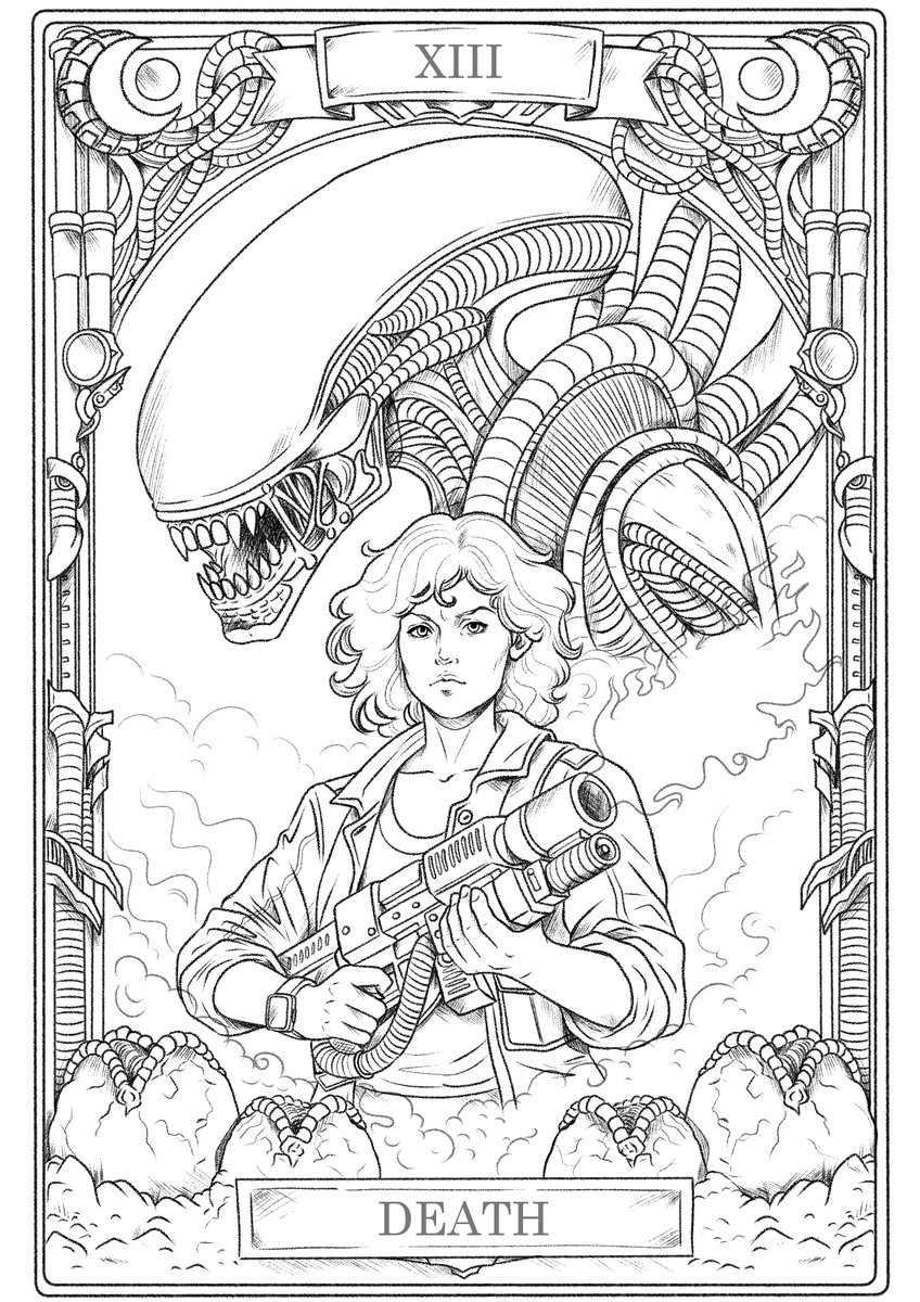 Estoy diseñando una carta de tarot....