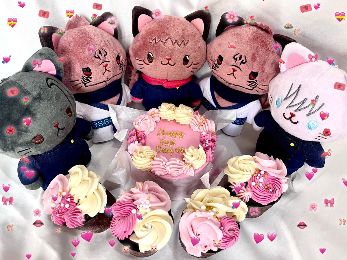 jiejiequanxi's tweet image. AYO KITA RAYAKAN ULTAH YUUJI LAGIYY🥳🥳🥳