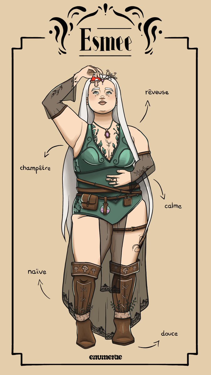 enumerae_'s tweet photo. Petite présentation individuelle de nos 3 sorcières ! ✨

J’espère que le format vous plaît et que vous arrivez un peu mieux à cerner le caractère de chacune ! 

🏷️ #art #sorciere #witch #characterdesign #fantasy https://t.co/gucyPydTVP