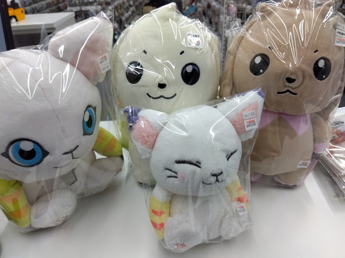 入荷情報】 『デジモン』 ぬいぐるみがまとまって入荷しました