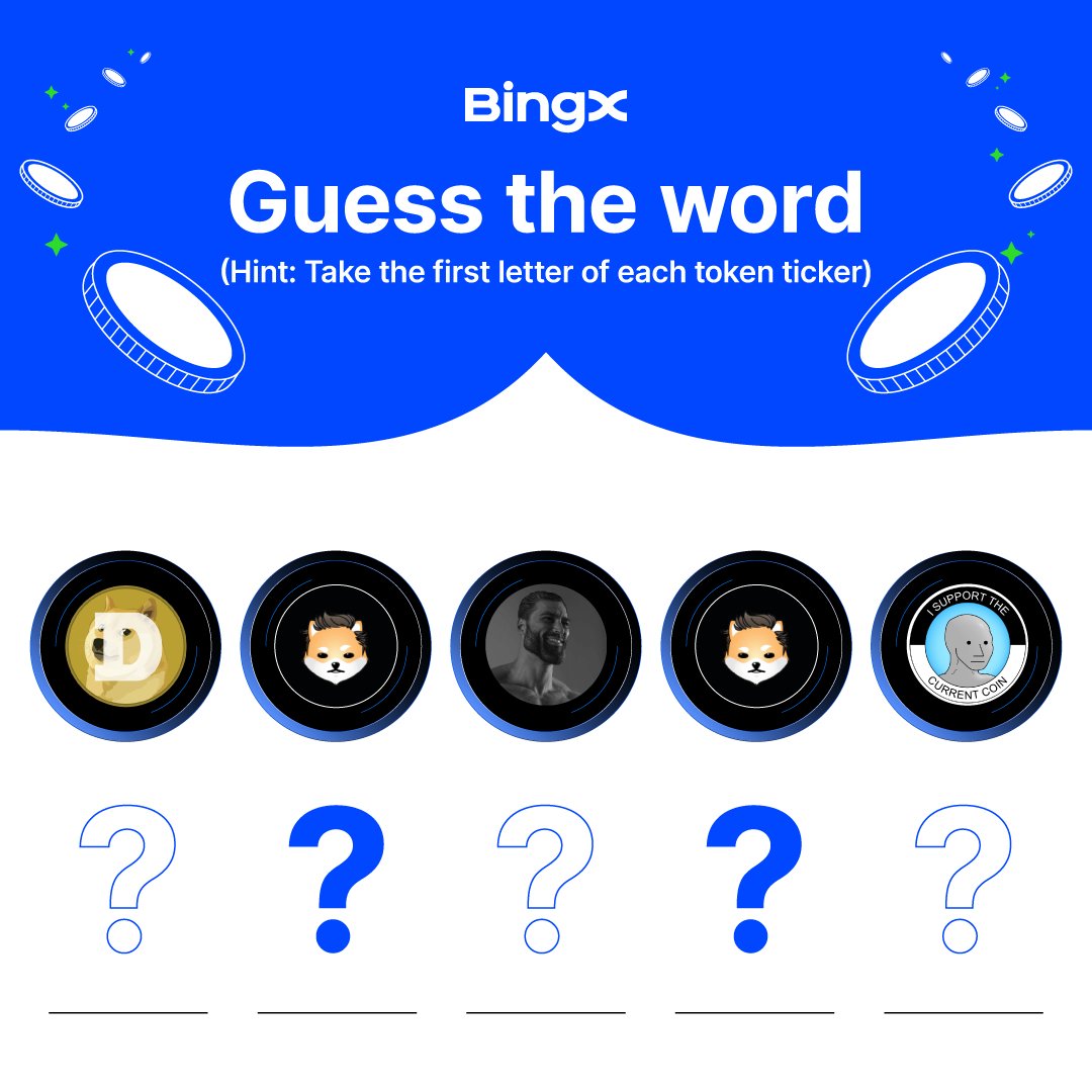 Time for #BingXQuiz. 

We're giving away 10 USDT to one correct answer. 🙂
 
To join:
Follow, like and RT 
Comment the answer 👇
