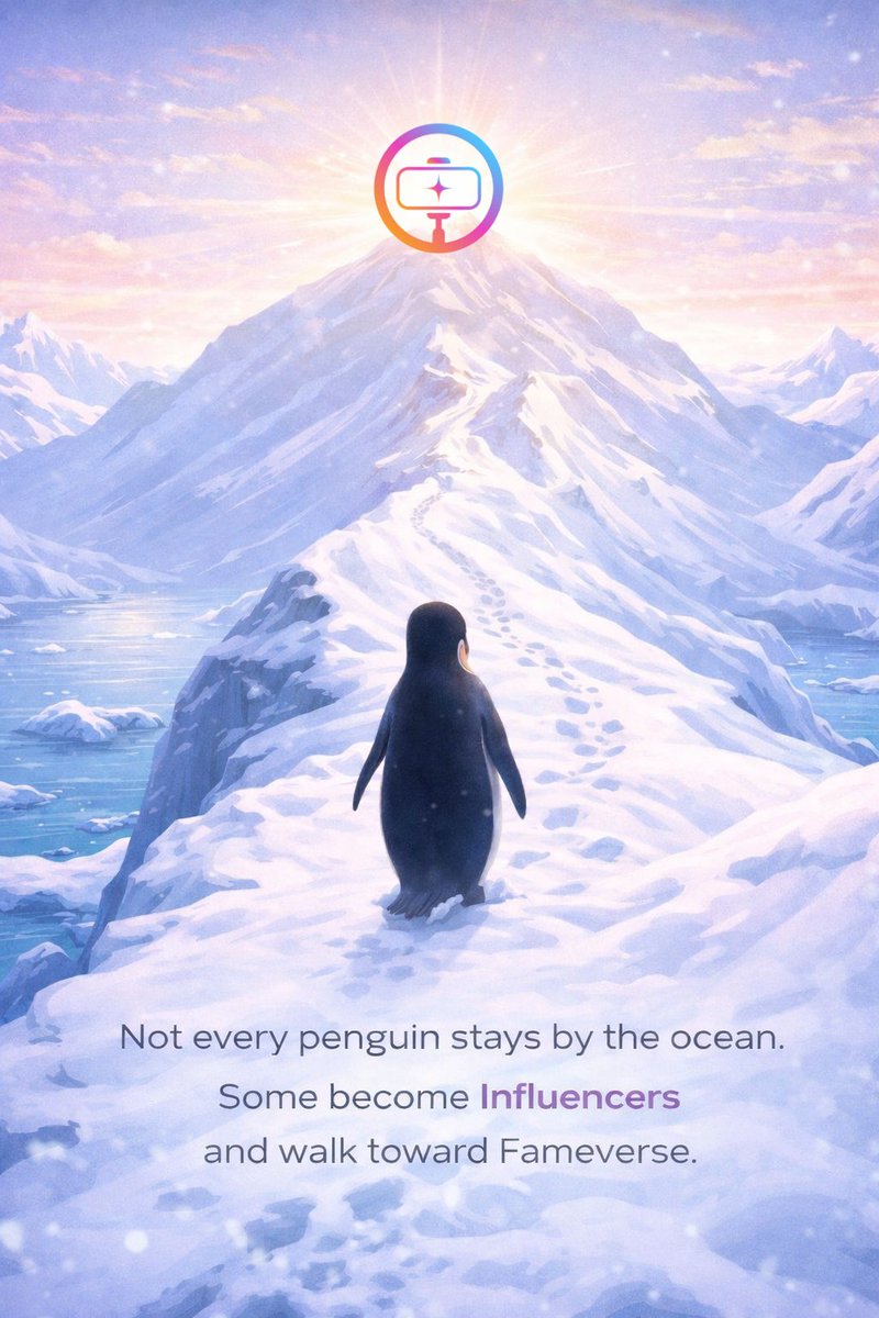 Cold paths create strong creators.
Strong creators choose Fameverse

#PenguinStory