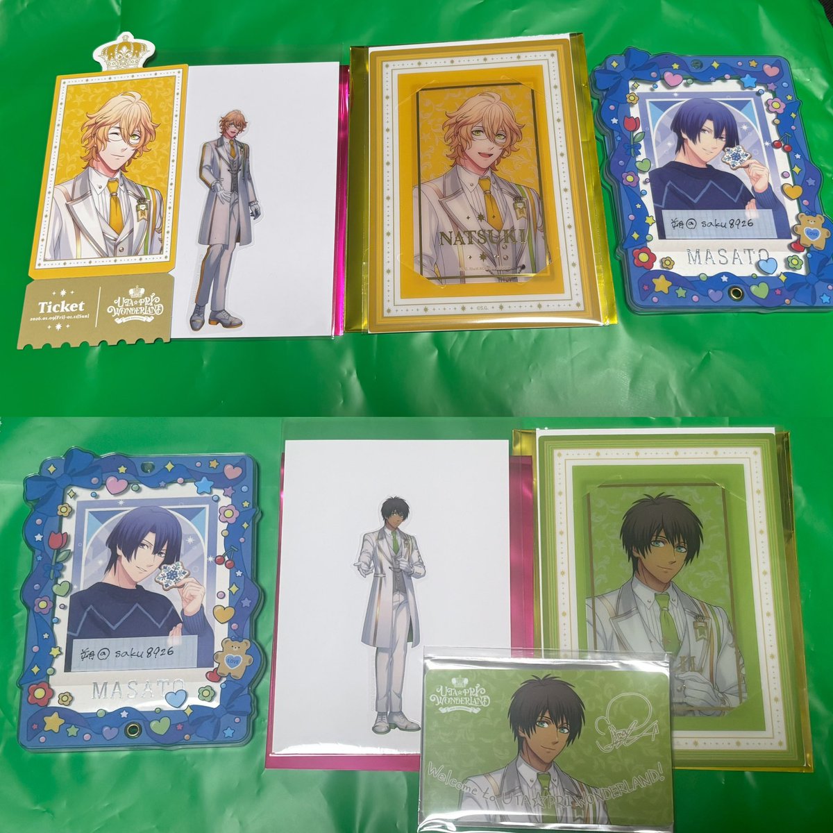 うたプリ ヘブンズ くじ ステッカー ビジュカ パスポート 特典セット 譲渡】うたプリ ワンダーランド ビジュカ クリアステッカー パスポート