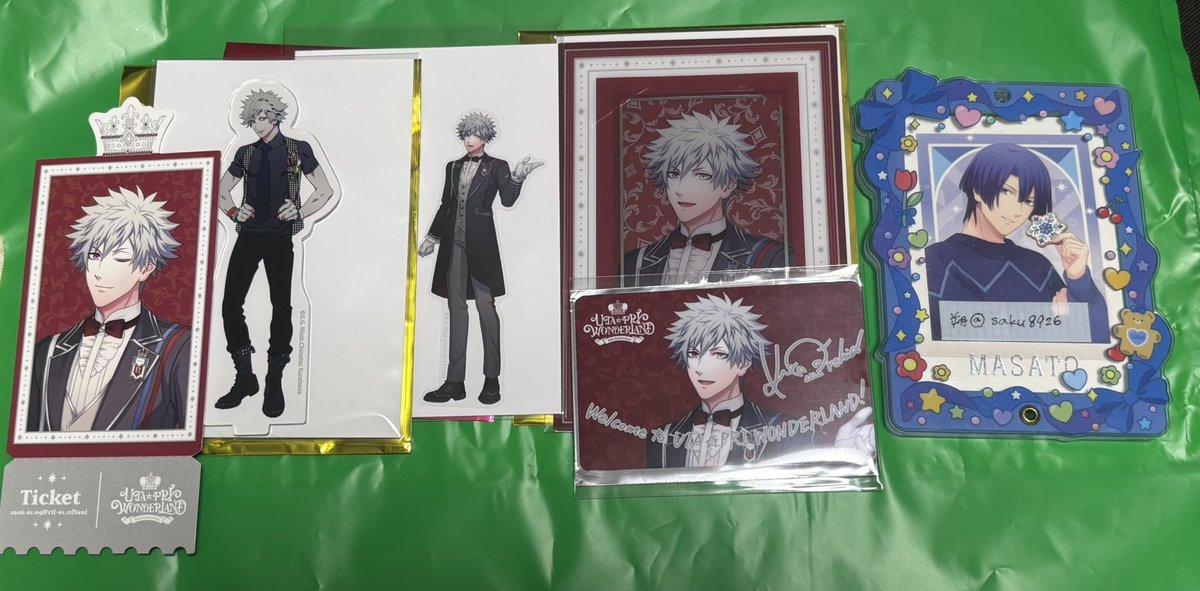 譲渡】うたプリ ワンダーランド ビジュカ クリアステッカー パスポート
