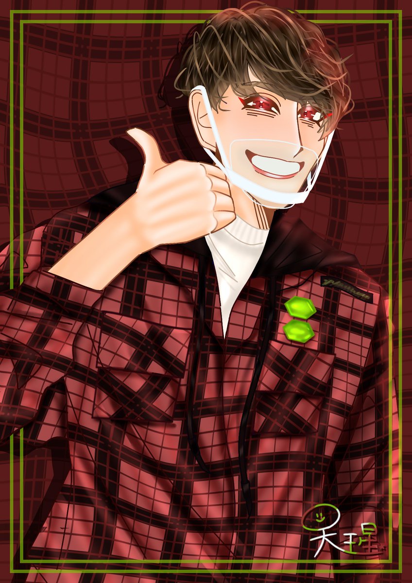 q_fo_om_guy's tweet photo. 縁あってパーカーガイ合作のver2を主催することができました…！☺💕
天王星は放送🀄2020の🐚さんを担当いたしました、とてもとても素敵な仕上がりになっていますのでぜひご覧ください~！！！💃💃💃 https://t.co/2vYYandtHx