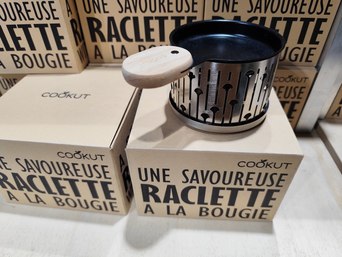 Si tu trouves que ton appareil électrique à raclette n'émet pas assez de co2eq et de particules fines, cet appareil à bougie est fait pour toi.