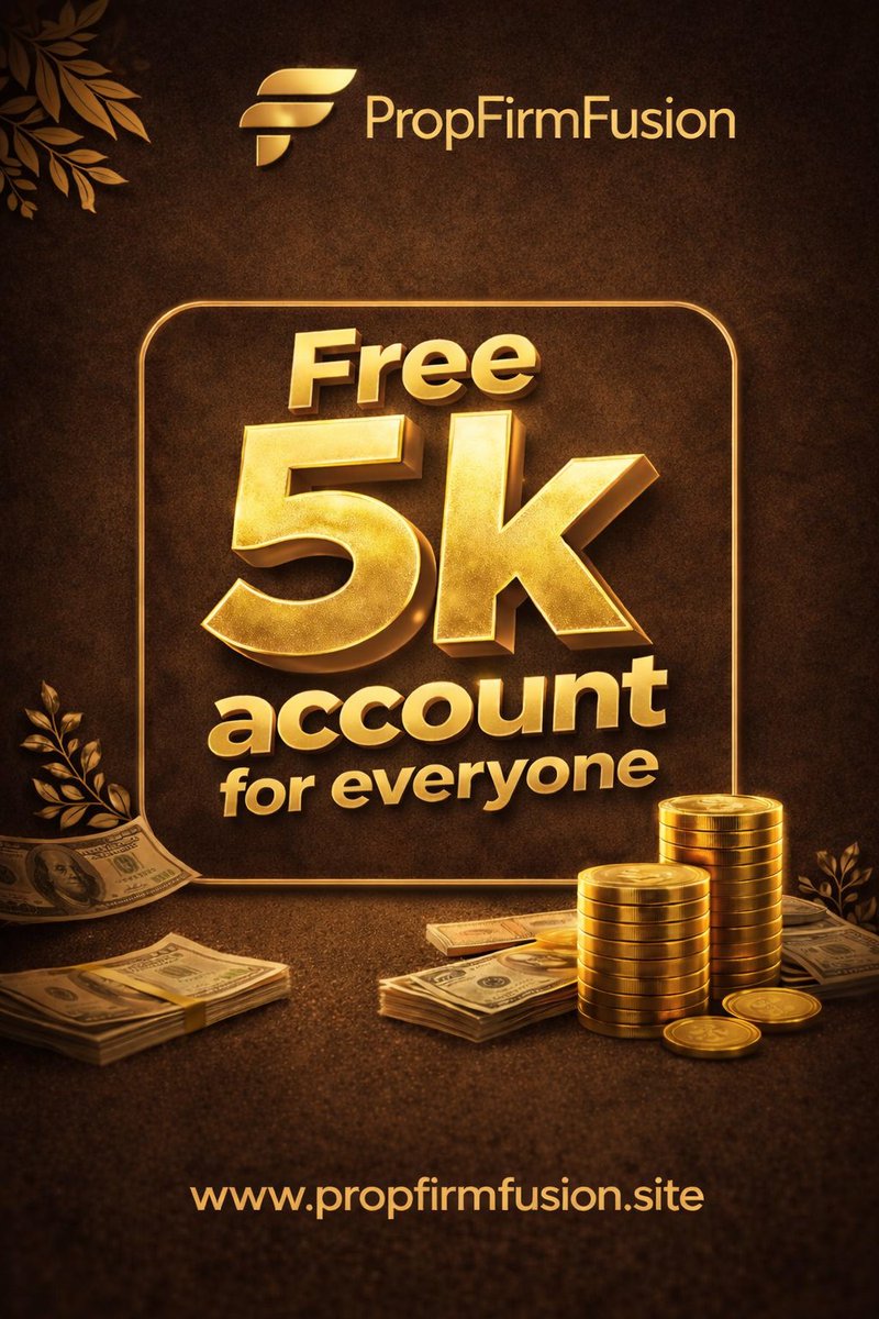 🎁 FREE $5k 2 Step Funded Account For Everyone! 🎁

Here the steps-
1️⃣ Follow: <a href="/birsah_fx01/">BIRSAH</a> | <a href="/TRADERS_LONGE/">TRADERS LOUNGE</a> | <a href="/aryamanfx/">Aryaman Sah Kanu</a>

2️⃣ Like , Retweet &amp; Tag 4 Traders

-Claim here by opening a ticket 🎫 
discord.gg/NcpEJKEM2X

🎊 Limited time offer !