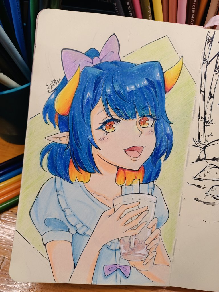 Tama Azulight 【VtArt】💙🐲 VGen Open! tweet media