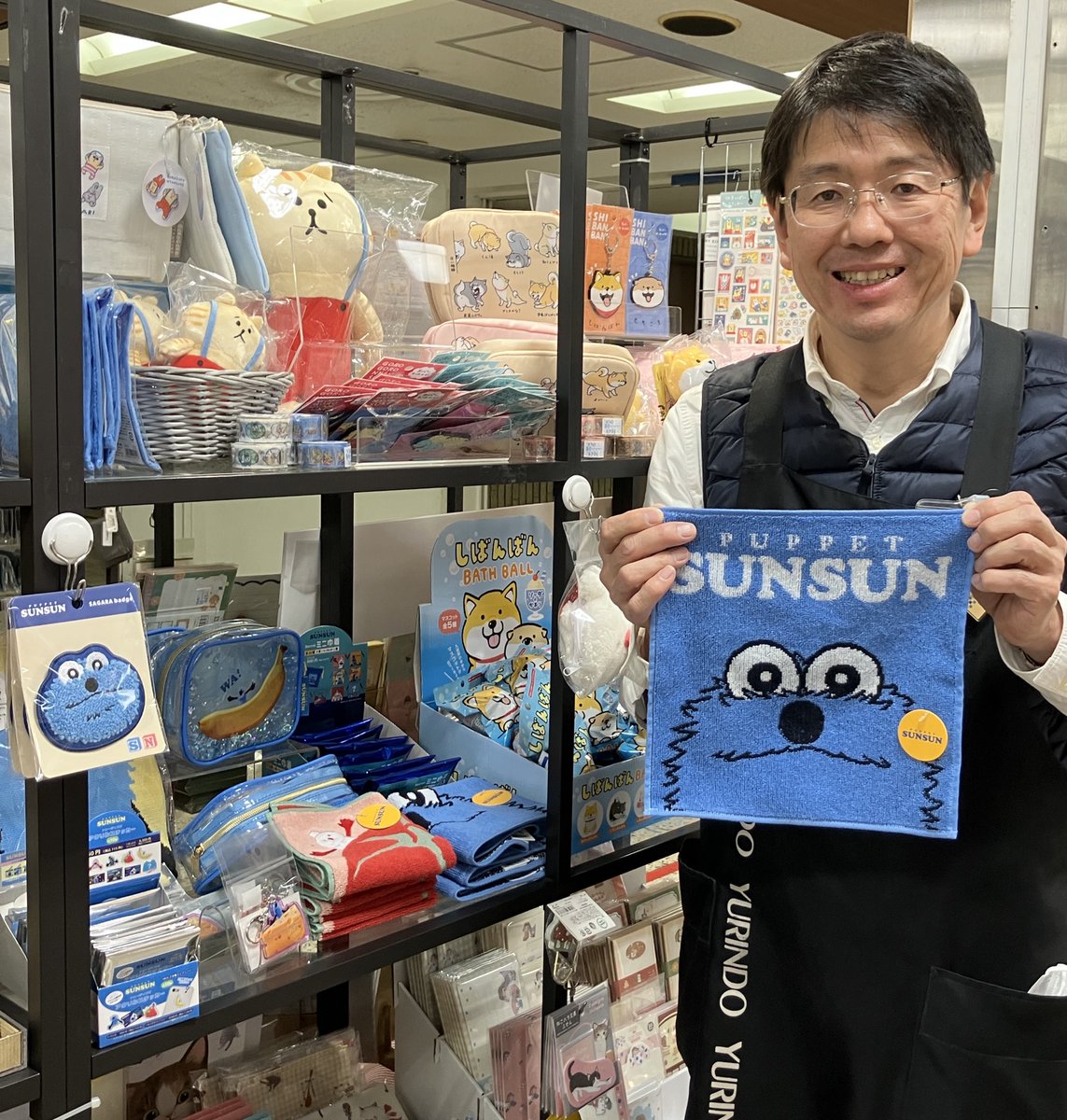 ただいま大人気のパペットSUNSUNの商品が入荷しました。とってもかわいいですよ。