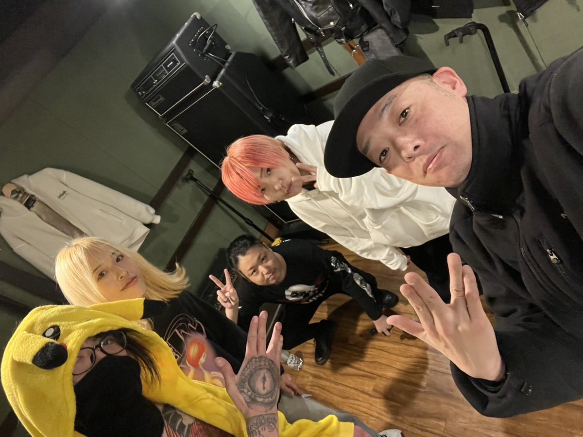 本日は<a href="/pip___official/">Paws In Peace</a> のスタジオでした🥁
2026/1/31(土)ネオ東京池袋手刀
サポートdrで出演します🥁🌟