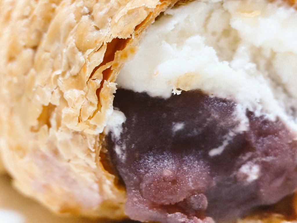 あんこの表面をみしてあげます