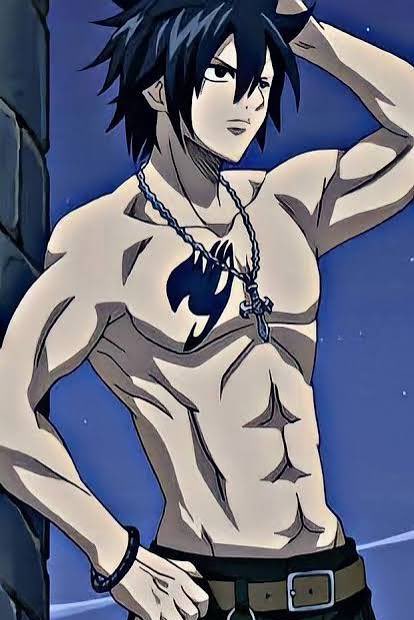 CloudfanStrife's tweet image. Since many people suggested it… Who is hotter? Shirtless Natsu or Gray