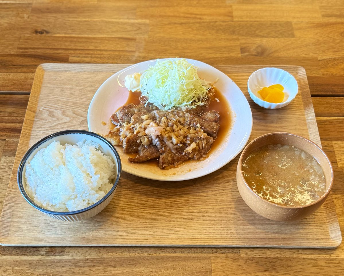 oAqg1hETjl7MLXT's tweet image. 栃木県大田原市
ローストポークわん 大田原店
岩下の新生姜使用 🫚
シン生姜焼きダブル🍚大盛

生姜焼き定食が食べたい気分だったので
『わん』さんへ🚗✔️

お初のシン生姜焼き✨旨すぎるべ！
ごはんがすすみすぎて大盛でも足りない😆
超絶旨い‼️
🐴🐴🫶🫚🥩‼️