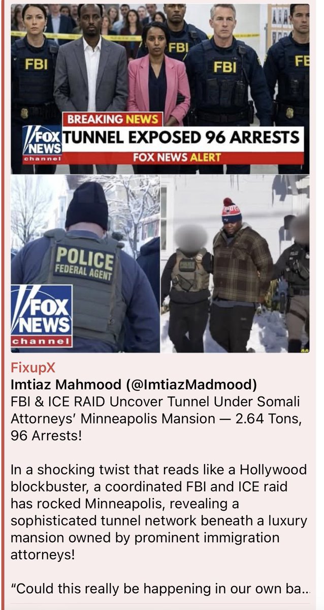 sxdoc's tweet image. FBI &amp;amp; ICE RAID Uncover Tunnel Under Somali Attorneys’ Minneapolis Mansion — 2.64 Tons Drugs, $18.7M cash, 96 Arrests! 

In a shocking twist that reads like a Hollywood blockbuster, a coordinated FBI and ICE raid has rocked Minneapolis, revealing a sophisticated tunnel network…