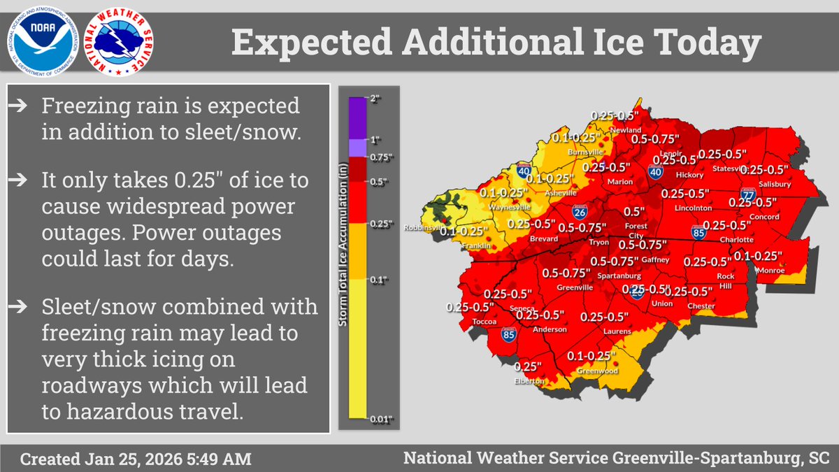 NWS GSP tweet media
