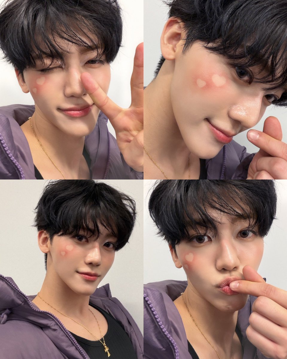 asinisnisa's tweet image. เซลฟี่จากแจมินวันนี้น่ารักมาก มีแทททูรูปหัวใจแปะที่หน้าด้วยคนสวยย