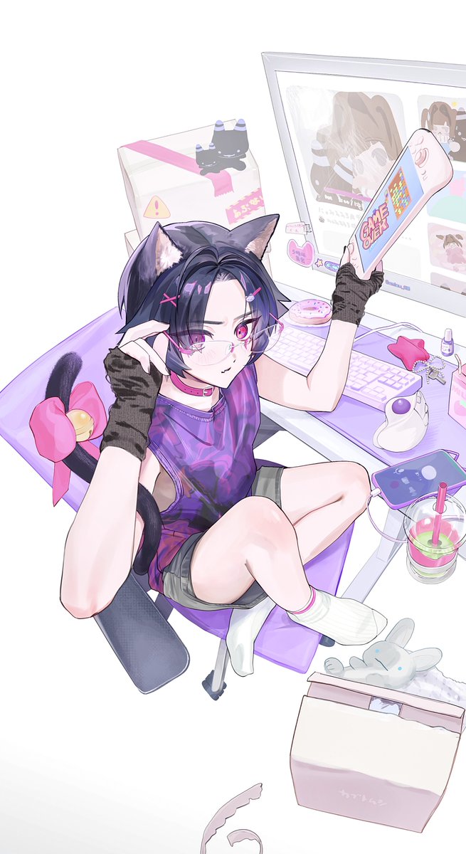 o,+:｡🐈‍⬛🎀.*・+｡