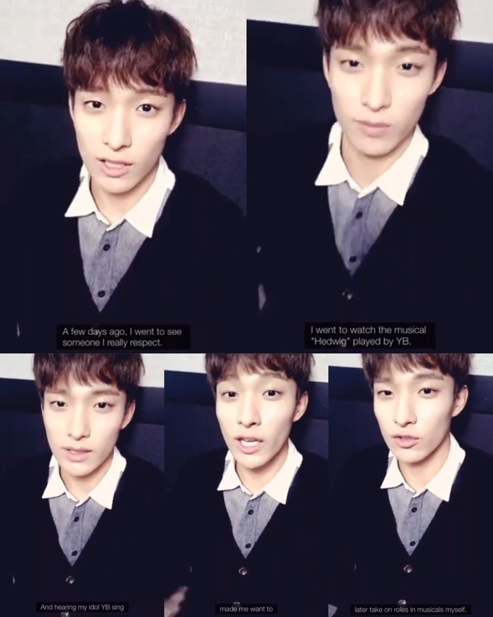 KyeomsBaekery's tweet image. The fact that YB is the one who made Dokyeom decide to pursue a singing career, the one who made him dream of performing in musicals, the one whose song he sang at his audition… and I can’t even count how many YB songs he’s covered. And now, he’s finally standing on the same…