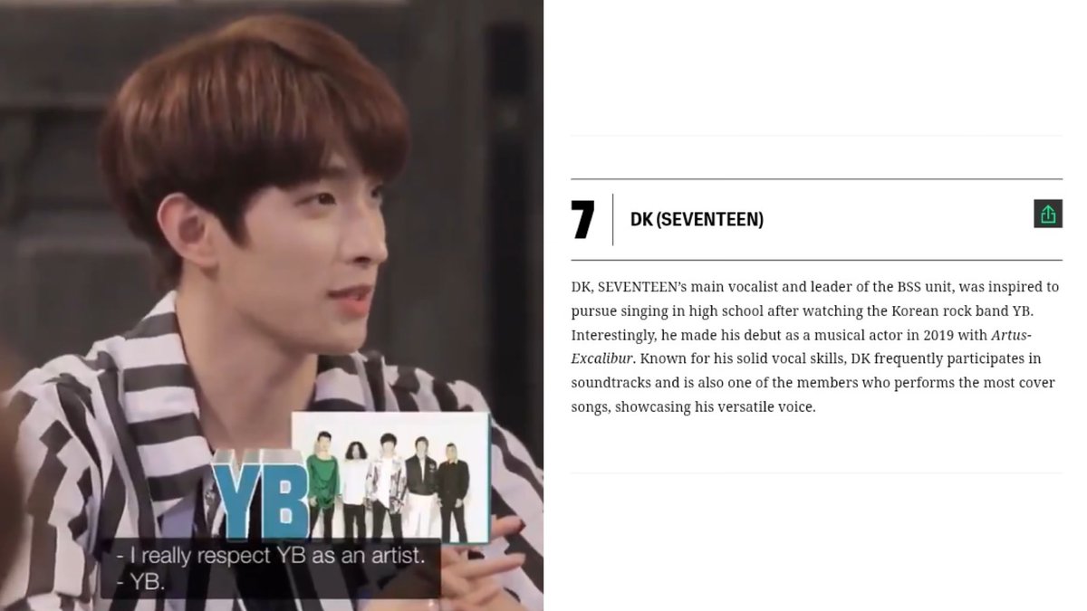 KyeomsBaekery's tweet image. The fact that YB is the one who made Dokyeom decide to pursue a singing career, the one who made him dream of performing in musicals, the one whose song he sang at his audition… and I can’t even count how many YB songs he’s covered. And now, he’s finally standing on the same…