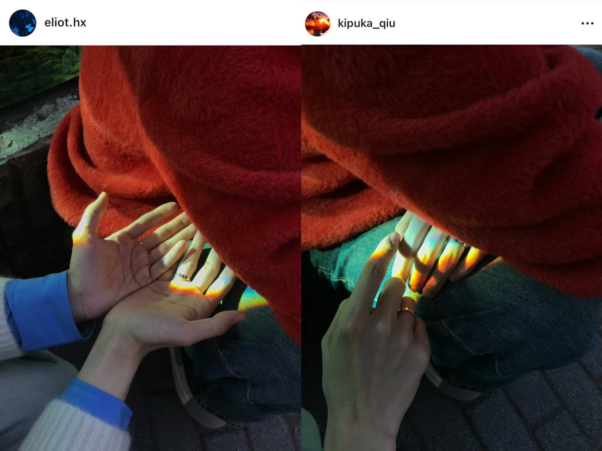 babebiiyou's tweet image. เอาจริงนี้ค่อนข้างว้าวอ่ะ ความดาราจีนอ่ะ แล้วคือโพสไอจี แหวนคู่กับสายรุ้งโคตรจะสัญญาลักษณ์ แฟนคลับคือทักถามร้านถามแบรนด์ว่าส่งให้รึป่าวพยายามหาเหตุผลมาพรูฟให้แต่ร้านไม่ได้ส่งบอกว่าไม่มีโปรโมท แล้วเป็นแหวนที่พอดีกับนิ้วทั้งคู่อ่ะ…