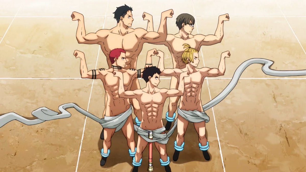 souls_max's tweet image. We seem to have begun to forget the real peak of fan service in Fire Force🗿
